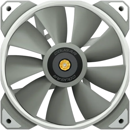 COUGAR MHP 120 White, 120mm 4-pin PWM fan, 600-2000RPM, HDB Bearing, Anti-vibration Dampers, Extension Cable + Low-Noise Adapter