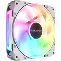Cougar fan APOLAR 120 ARGB White, Fan Speed 600-2200 RPM±200RPM, Air Flow 75.38 CFM ± 10%, Air Pressure 2.59 mm H2O±10%, HDB Hyd