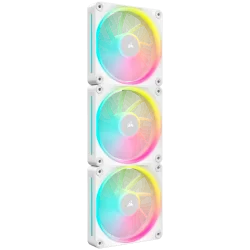 CORSAIR iCUE LINK LX120 RGB White, 120mm RGB Fan, Triple Fan Kit - 1
