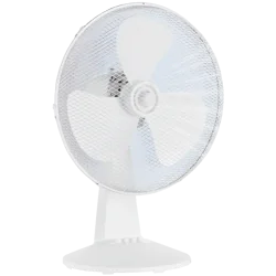 Table fan, 40W, 40cm, 3 speeds, mechanical, noise level: 50-60 dB, Oscillation 80°, Tilting +24° -12° - 1