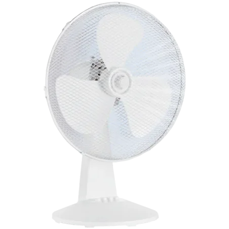 Table fan, 40W, 40cm, 3 speeds, mechanical, noise level: 50-60 dB, Oscillation 80°, Tilting +24° -12° - 1