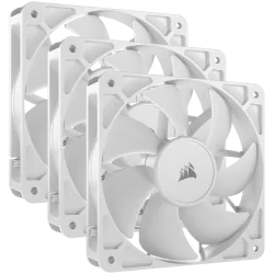 CORSAIR RS120 White, 120mm Fan, Triple Pack - 1