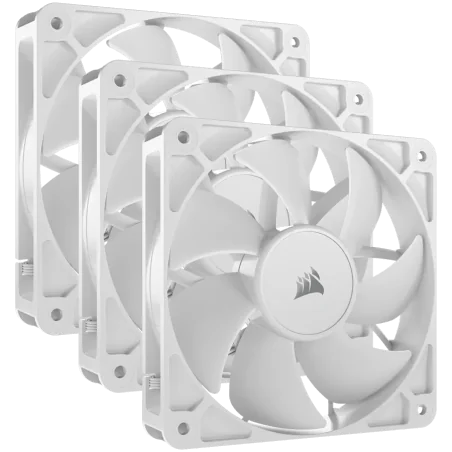 CORSAIR RS120 White, 120mm Fan, Triple Pack - 1