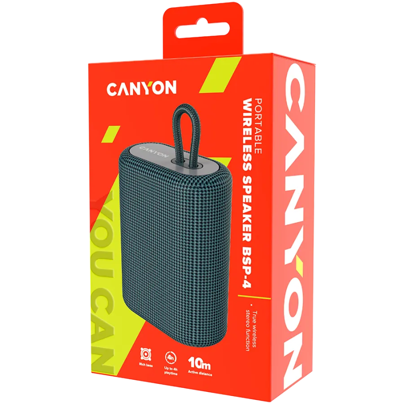 CANYON speaker BSP-4 5W Dark Grey - 1