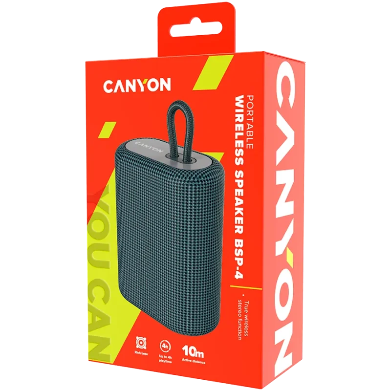 CANYON speaker BSP-4 5W Dark Grey - 1