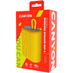 CANYON speaker BSP-4 5W Yellow - 4