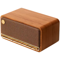 Edifier MP230 Bluetooth Speaker, BT V5.0, USB-C, AUX, TF Card, 2x 48mm Drivers, USB-C, 20W (RMS), Brown - 1
