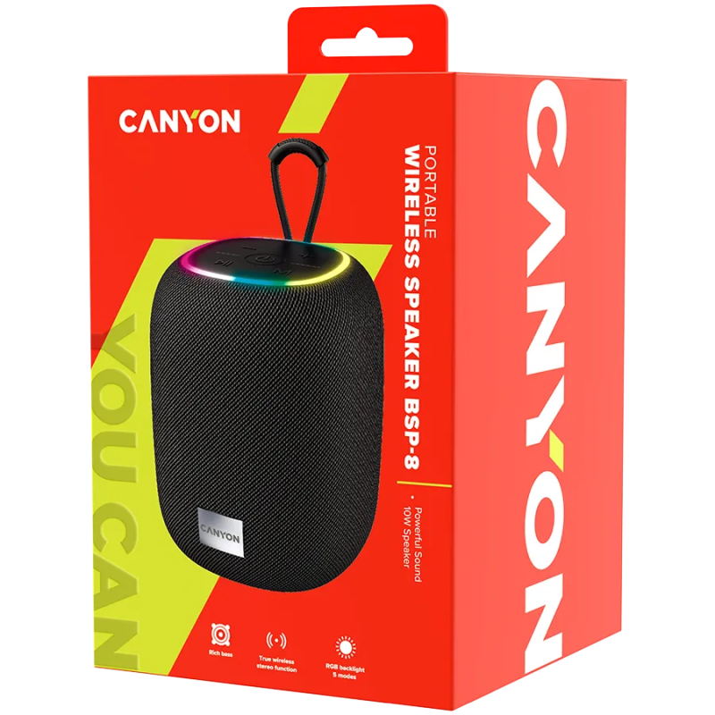 CANYON speaker BSP-8 10W Black - 1