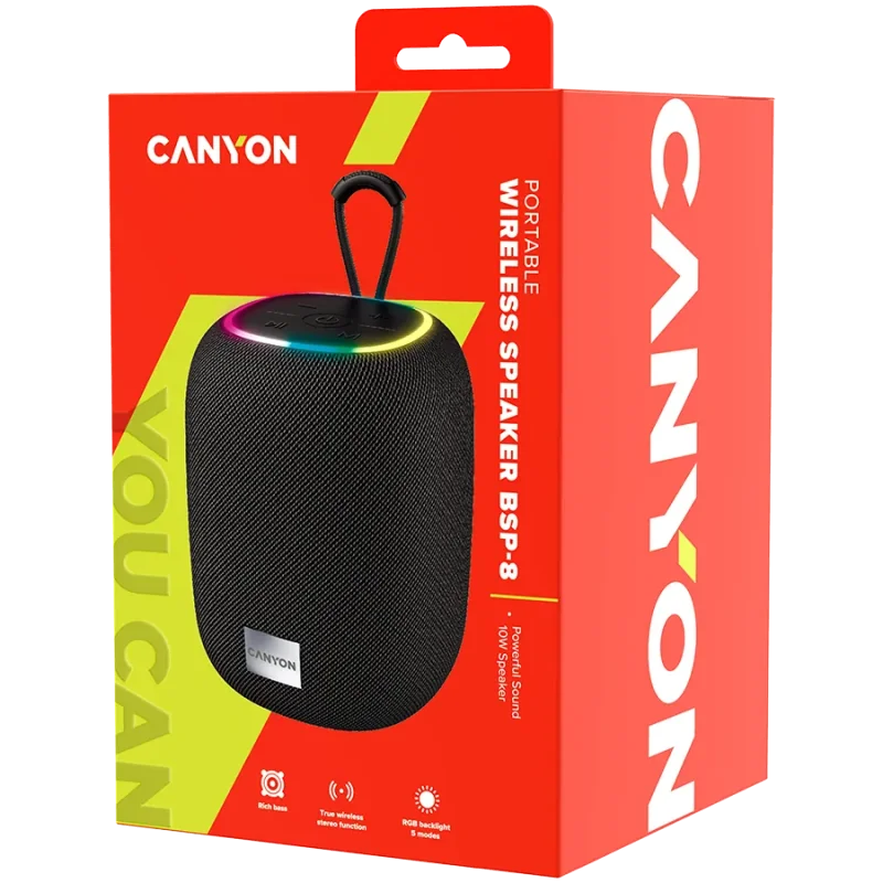 CANYON speaker BSP-8 10W Black - 1