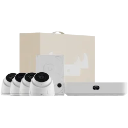 Ubiquiti UniFi UNVR-Instant-KIT-EU Compact Protect NVR Kit, includes (1) UniFi Protect NVR Instant with (4) G5 Turret Ultra came