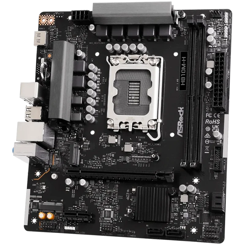 ASROCK H810M-H mATX LGA1851 DDR5 - 1