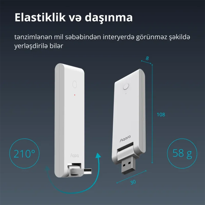 Aqara Hub E1: Model No: HE1-G01 SKU: AG022GLW01 - 1