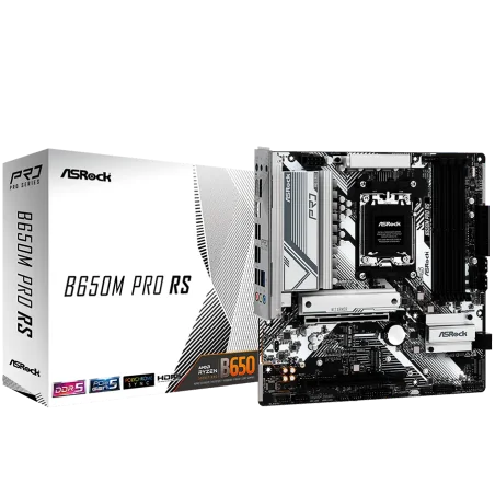 ASROCK MB Desktop B650M PRO RS, AM5, 4x DDR5, 1x PCIe 4.0 x16, 1x PCIe 3.0 x16, 1x Blazing M.2(PCIe Gen5x4), 1x Hyper M.2, 4x SA