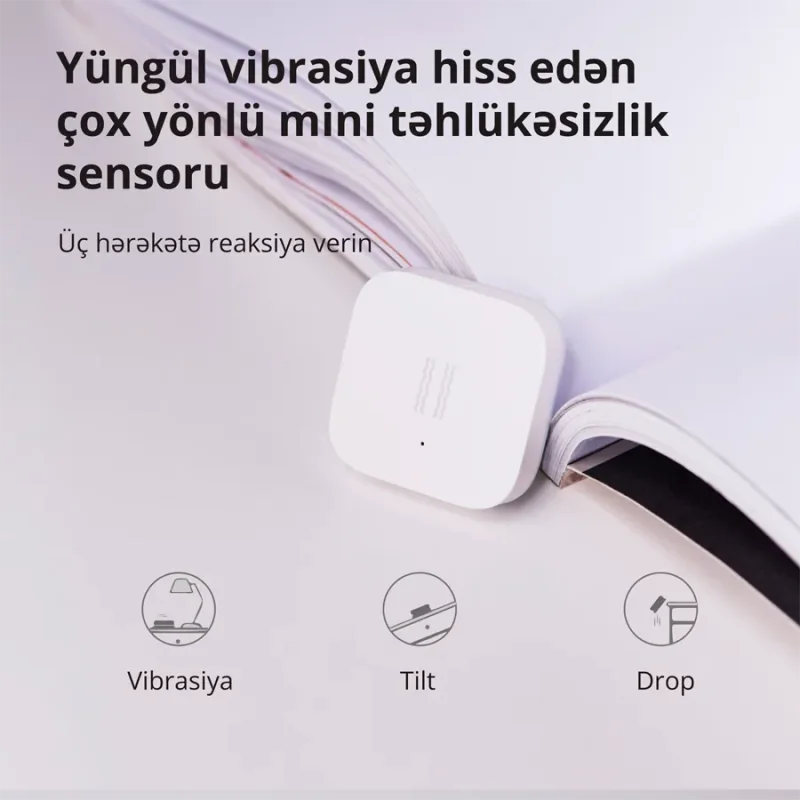 Aqara Vibration Sensor: Model No: DJT11LM SKU AS009UEW01 - 1