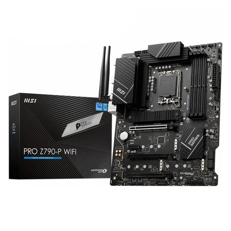 MSI PRO Z790-P WIFI, Socket 1700, Dual Channel DDR5 7000+MHz, 3x PCIe x16 slot, 4x M.2 slot, 1x HDMI, 4x USB 3.2 Gen 1, 4x USB 2