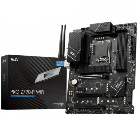 MSI PRO Z790-P WIFI, Socket 1700, Dual Channel DDR5 7000+MHz, 3x PCIe x16 slot, 4x M.2 slot, 1x HDMI, 4x USB 3.2 Gen 1, 4x USB 2