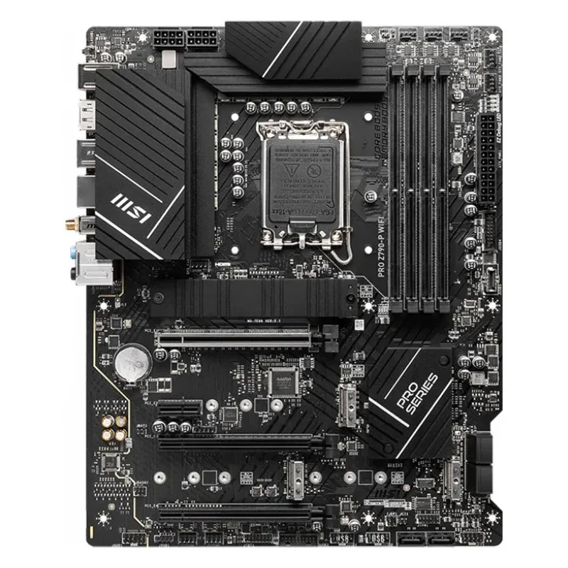 MSI PRO Z790-P WIFI, Socket 1700, Dual Channel DDR5 7000+MHz, 3x PCIe x16 slot, 4x M.2 slot, 1x HDMI, 4x USB 3.2 Gen 1, 4x USB 2