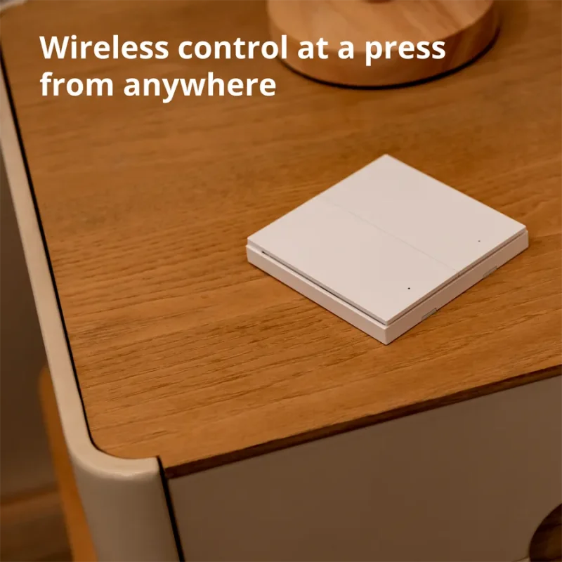 Aqara Wireless Remote Switch H1 (double rocker): Model: WRS-R02 SKU: AR009GLW02 - 1