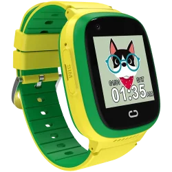 CANYON kids watch Sunny KW-48 Video 4G GPS Games&Music Green - 3