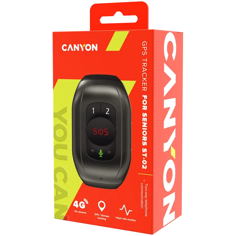 CANYON tracker ST-02 4G GPS Black - 1