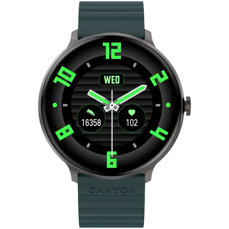 CANYON smart watch Jacky SW-69 Green Orange - 1
