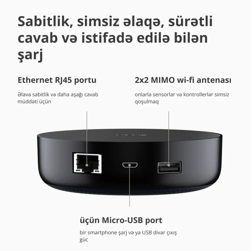 Aqara Hub M2: Model No: HM2-G01 SKU: AG022GLB02 - 1