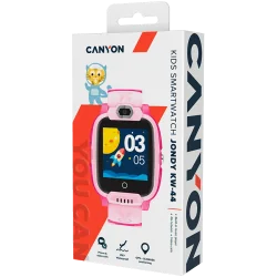 CANYON kids watch Jondy KW-44 4G Camera GPS Music Pink - 4