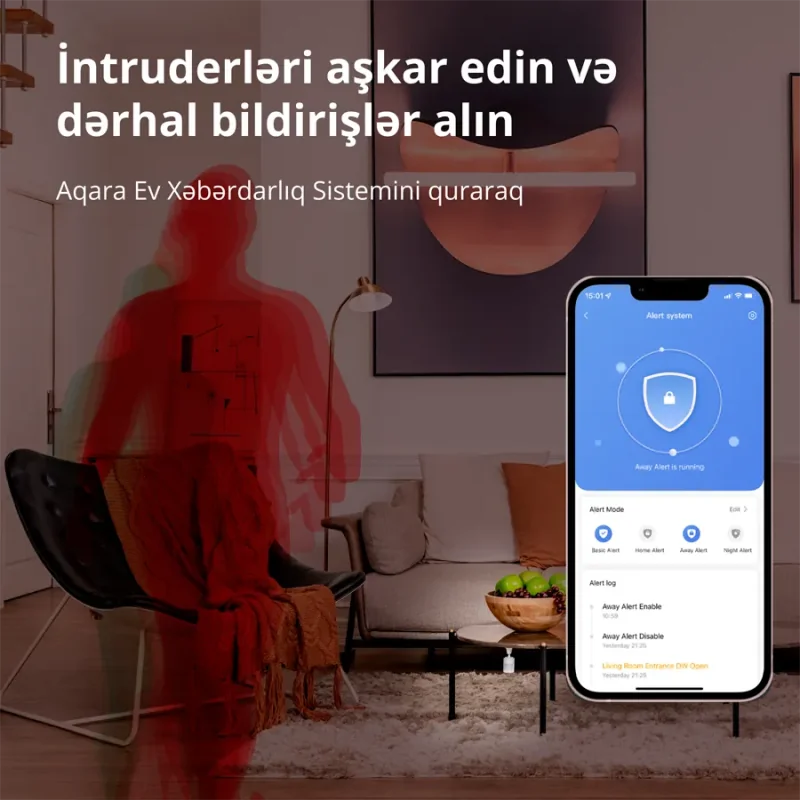Aqara Smart Motion Sensor P1: Model No: MS-S02 SKU: AS038GLW01 - 1