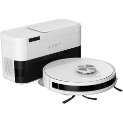 Robot Cleaner w/Dust Collector, white, 2in1 and dust tank, 4000pa, 3200mAh battery - 4