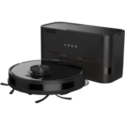 Robot Cleaner w/Dust Collector, black, 2in1 and dust tank, 4000pa, 3200mAh battery - 1