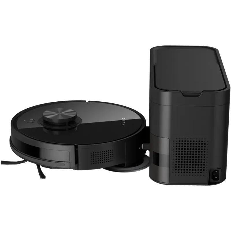 Robot Cleaner w/Dust Collector, black, 2in1 and dust tank, 4000pa, 3200mAh battery - 1