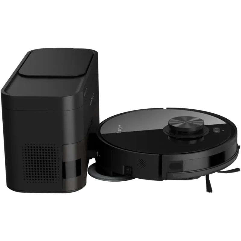 Robot Cleaner w/Dust Collector, black, 2in1 and dust tank, 4000pa, 3200mAh battery - 1