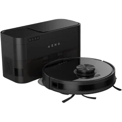 Robot Cleaner w/Dust Collector, black, 2in1 and dust tank, 4000pa, 3200mAh battery - 4