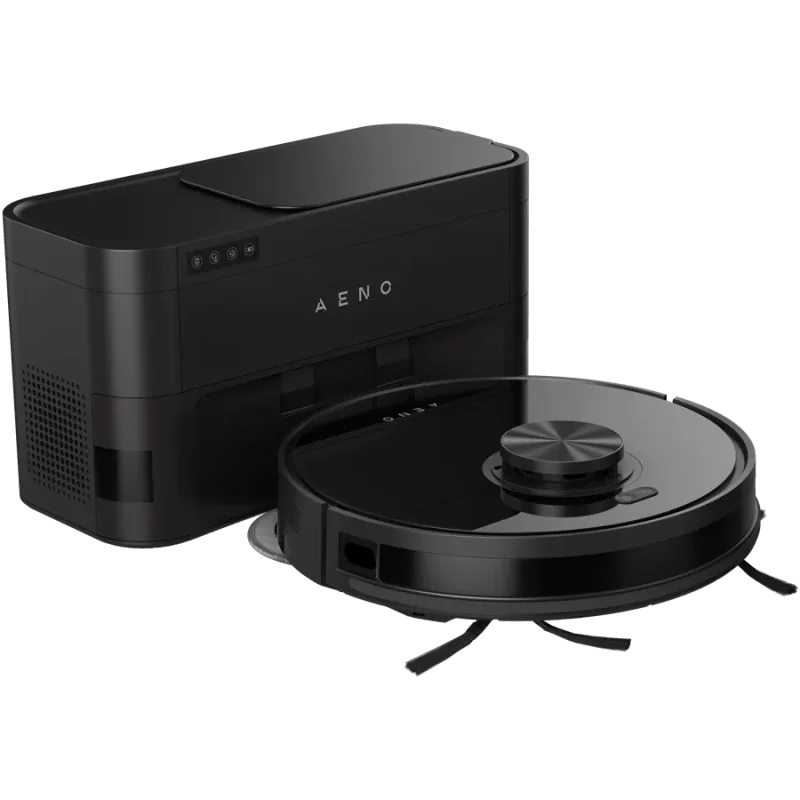 Robot Cleaner w/Dust Collector, black, 2in1 and dust tank, 4000pa, 3200mAh battery - 1