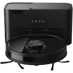 Robot Cleaner w/Dust Collector, black, 2in1 and dust tank, 4000pa, 3200mAh battery - 5
