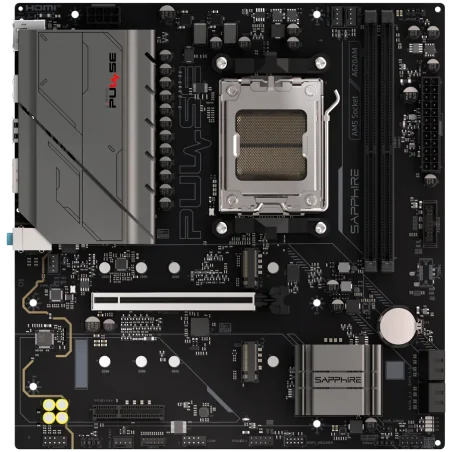 SAPPHIRE AMD PULSE A620AM Ryzen R3/R5, 2x DDR4, PCIE 4, 1x M.2 Gen4, 1x M.2 Gen3, LAN 1 Gbps, USB, MATX - 1
