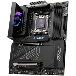 MSI MPG X870E CARBON WIFI, ATX, Socket AM5, 4x DDR5 Dual Channel DDR5 up to 8400(OC)MHz, 3x PCIe 3.0 x16 slot, 4x M.2 slot, 9x U