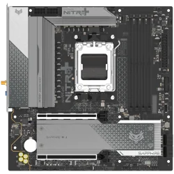 SAPPHIRE AMD B850M AM5 NITRO+ Ryzen R9/R7/R5, 4x DDR5 8000MHz, PCIE 5.0 x 16, 1x M.2 Gen5, 1x M.2 Gen4, LAN 2.5 Gbps, WIFI6, USB