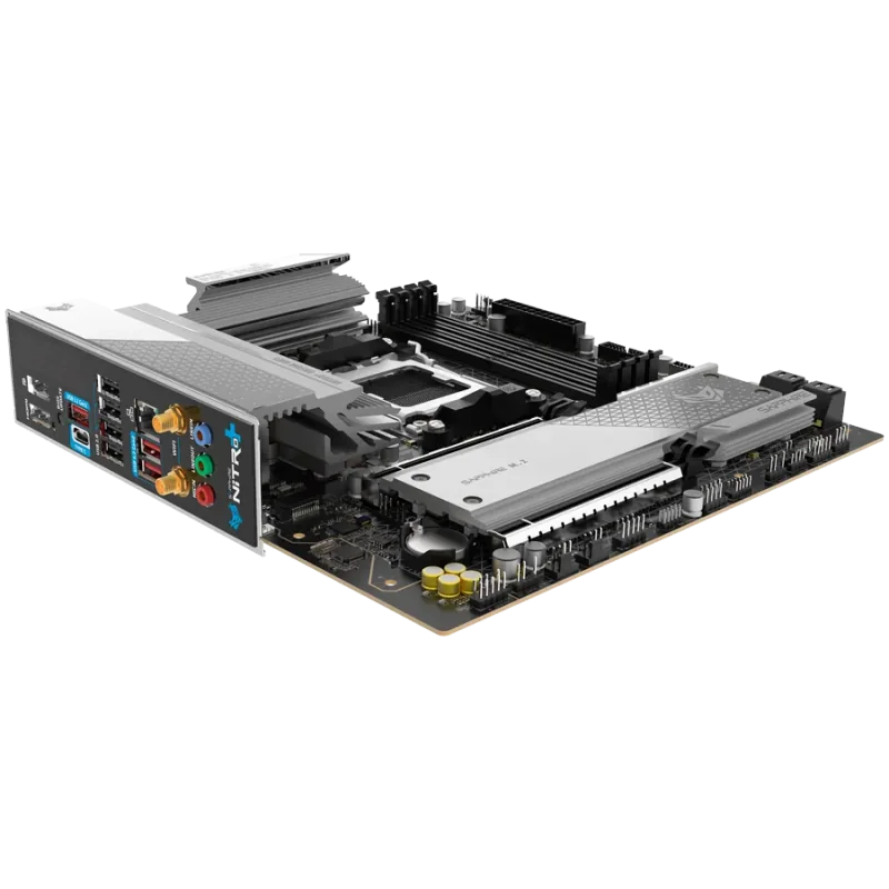 SAPPHIRE AMD B850M AM5 NITRO+ Ryzen R9/R7/R5, 4x DDR5 8000MHz, PCIE 5.0 x 16, 1x M.2 Gen5, 1x M.2 Gen4, LAN 2.5 Gbps, WIFI6, USB