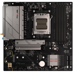 SAPPHIRE AMD B850M AM5 PULSE Ryzen R9/R7/R5, 4x DDR5 7600MHz, PCIE 4.0 x16, 1x M.2 Gen5, 1x M.2 Gen4, LAN 2.5 Gbps, WIFI6, USB, 
