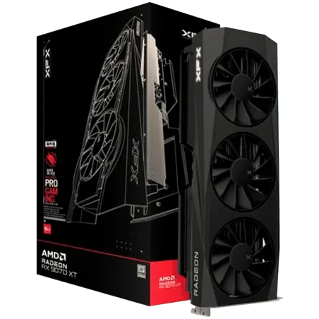 XFX Quicksilver AMD Radeon RX 9070XT 16GB GDDR6 256-bit HDMI 3xDP - 1