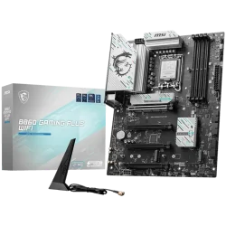 MSI PRO B860 GAMING PLUS WIFI, ATX, LGA 1851, 4x DDR5 Dual Channel DDR5 up to 8600(OC)MHz, 4x PCIe x16 slot, 3x M.2 slot, 4x USB