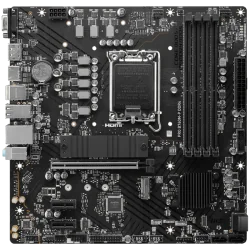 MSI PRO B760M-P DDR4, mATX, Socket 1700, Dual Channel DDR4 4800(OC)MHz, 1x PCIe x16 slots, 2x M.2 slots, 1x HDMI, 1x DP, 1x VGA,