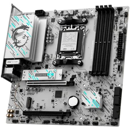 MSI B840M GAMING PLUS WIFI6E, mATX, Socket AM5, 4x DDR5 Dual Channel DDR5 up to 8000(OC)MHz, 2x PCIe x16 slot, 2x M.2 slot, 4x U