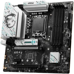 MSI Main Board Desktop B760M GAMING PLUS WIFI, LGA 1700, 4xDDR5, mATX, Dual Channel DDR5 6800(OC)MHz, 2x PCIe x16 slots, 2x M.2 