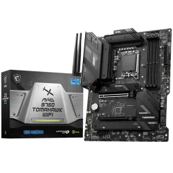 MSI MAG B760 TOMAHAWK WIFI, ATX, Socket 1700, Dual Channel DDR5 7000+(OC)MHz, 2x PCIe x16 slots, 3x M.2 slots, 1x HDMI, 1x DP, 1
