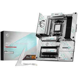MSI B850 GAMING PLUS WIFI PZ, ATX, Socket AM5, Back Connectors, 4x DDR5 Dual Channel DDR5 up to 8200(OC)MHz, 4x PCIe x16 slot, 3