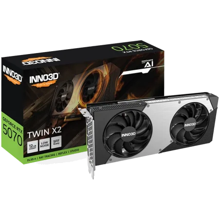 INNO3D GeForce RTX 5070 Twin X2 12GB GDDR7 192bit, 1x HDMI, 3x DP - 1