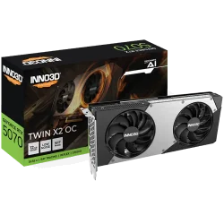 INNO3D GeForce RTX 5070 Twin X2 OC 12GB GDDR7 192-bit HDMI 3x DP - 1
