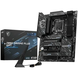 MSI Z890 GAMING PLUS WIFI LGA 1851, Dual Channel DDR5 up to 9200(OC)MHz, 3x PCIe x16 slots, 4x M.2 slot, 4xUSB 2.0, 2xUSB 5Gbps 